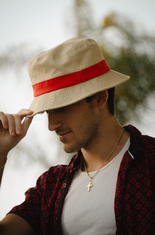 Luffy Inspired Bucket Hat (One Piece)
